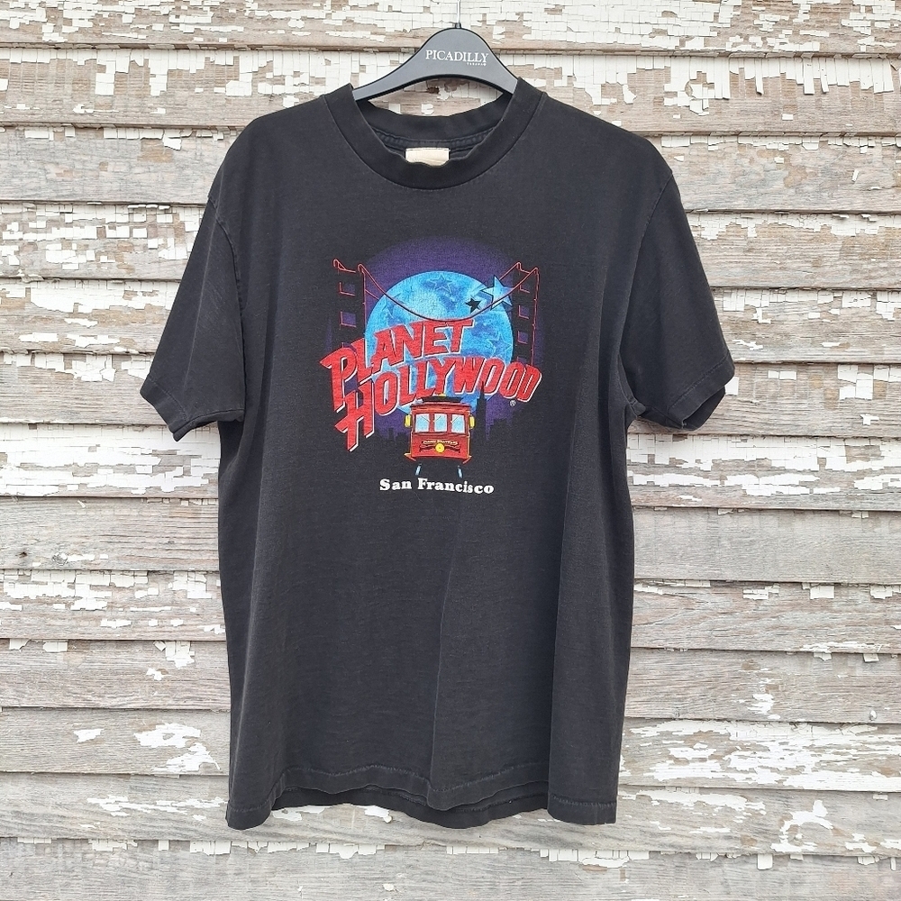 🌟 Vintage Planet Hollywood San Francisco T-Shirt Size Medium
